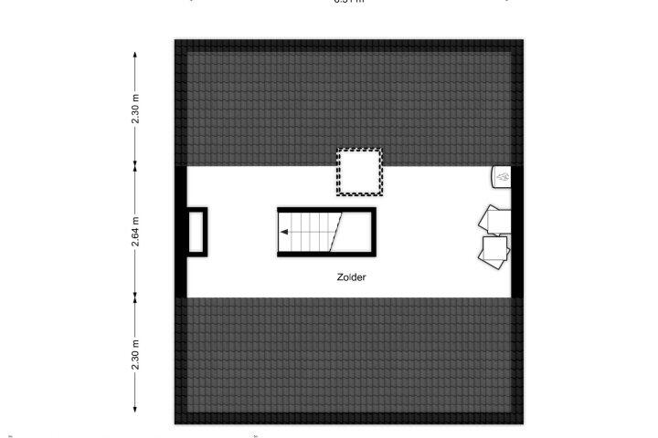 Plattegrond – Bloemkamp 1, Drachten