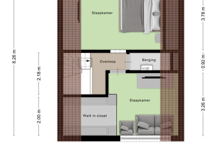 Plattegrond – Blomakker 14, Wouw