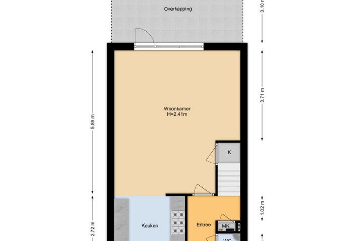 Plattegrond – Bodohout 43, Zoetermeer