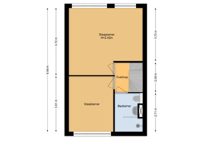 Plattegrond – Bodohout 43, Zoetermeer