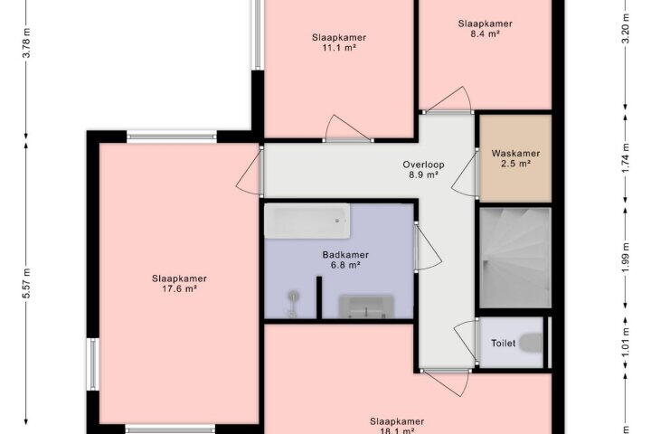 Plattegrond – Boekelermeerstraat 10, Den Haag