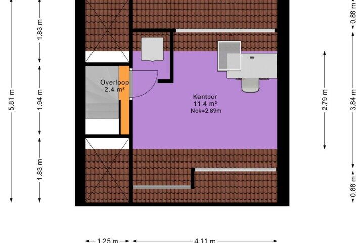 Plattegrond – Boelemaheerd 34, Groningen