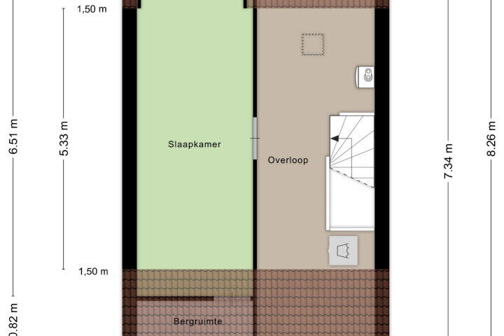 Plattegrond – Boelestein 15, Amersfoort