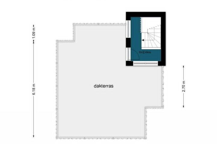 Plattegrond – Boerhaaveplein 12 3, Amsterdam