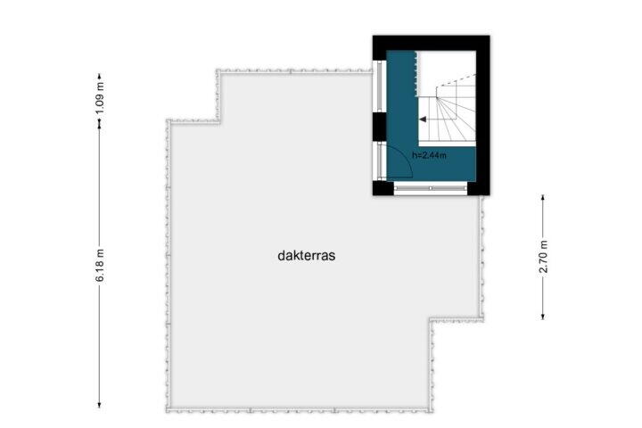 Plattegrond – Boerhaaveplein 12 3, Amsterdam