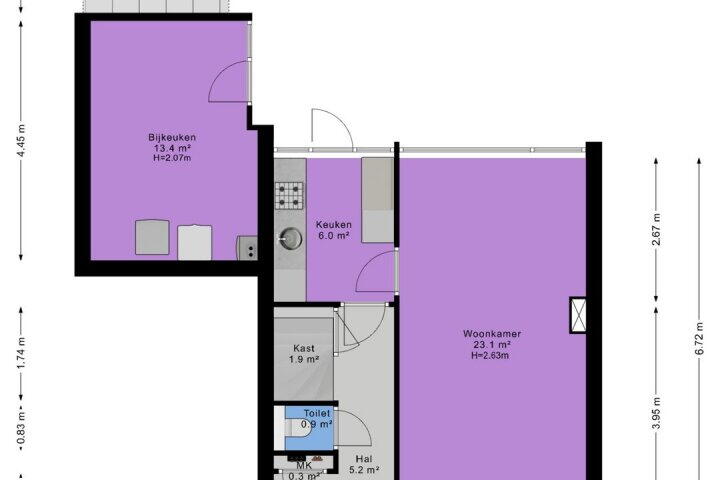 Plan – Boerschaplaan 86, Emmen