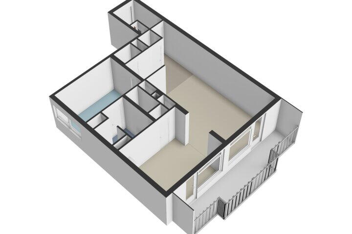 Plattegrond – Bolestein 280, Amsterdam