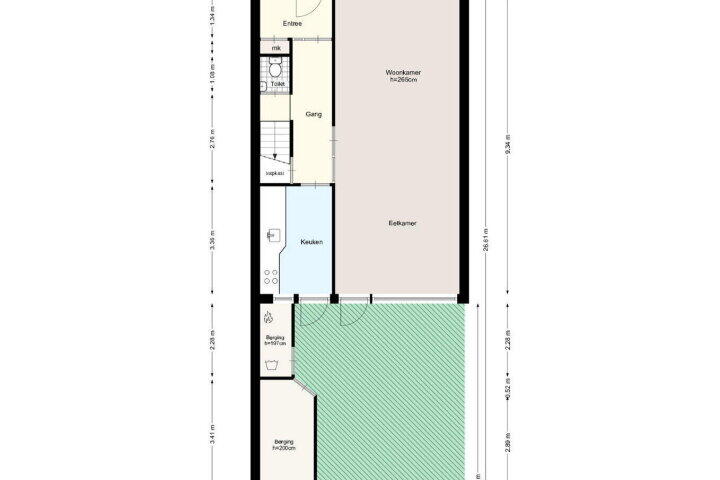 Plattegrond – Bolestein 79, Amsterdam