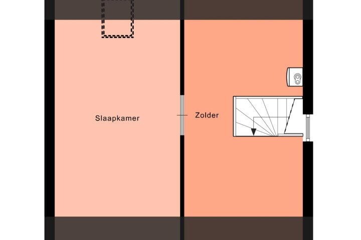 Plattegrond – Bolster 25, Peize