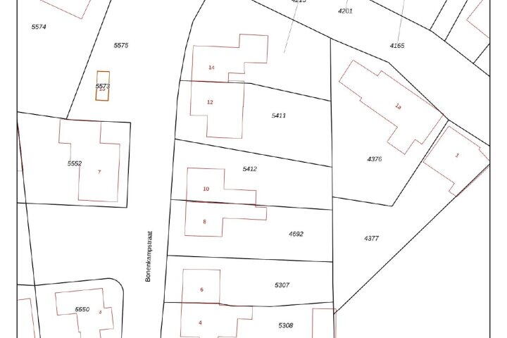 Plattegrond – Bonenkampstraat 12, Lottum