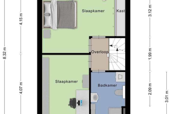 Plattegrond – Boomhoefstraat 3, Wouw