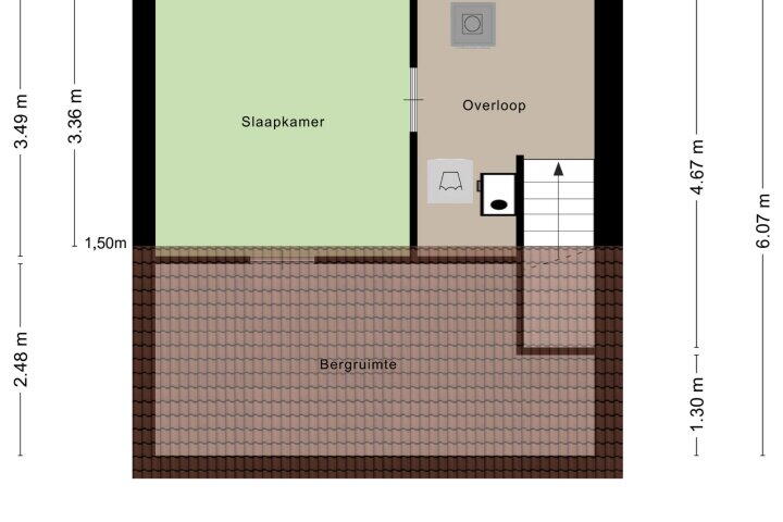 Plattegrond – Boomkleverlaan 243, Zeewolde