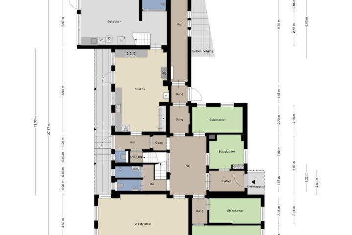 Plattegrond – Boomsestraat 2 A, Balgoij