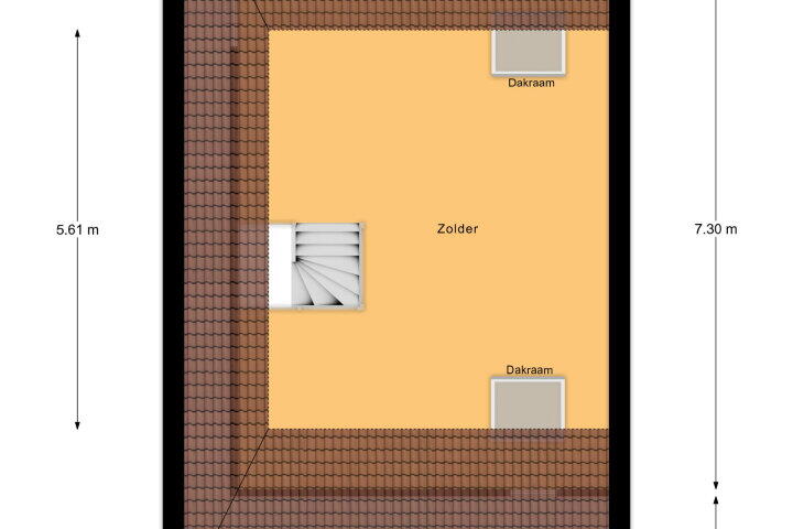 Plattegrond – Boonmanstraat 11, 's-heerenhoek