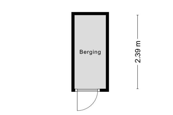 Plattegrond – Boris Pasternakstraat 429, Amsterdam