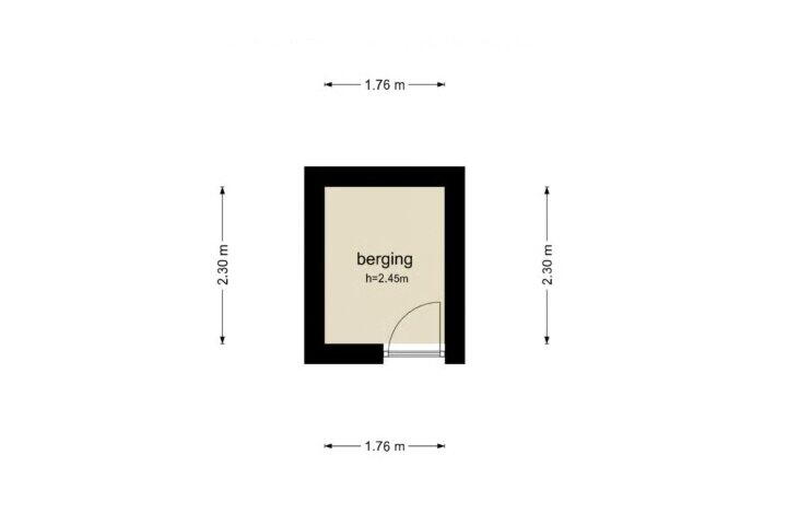 Plattegrond – Boris Pasternakstraat 511, Amsterdam