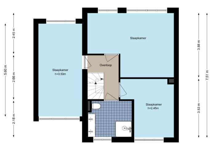 Plan – Bors van Waverenstraat 27, Amstelveen