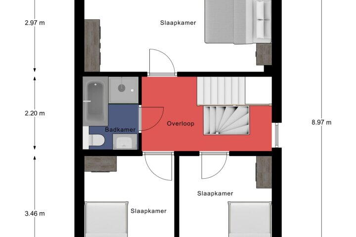 Plattegrond – Bosbeeklaan 18, Baarlo (LI)