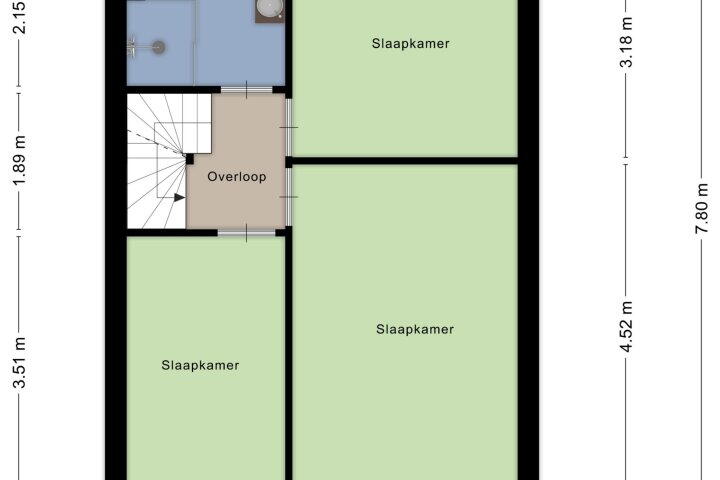 Plattegrond – Bosbes 22, Zeewolde