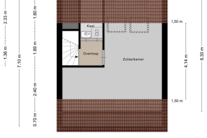 Plattegrond – Bosbes 22, Zeewolde