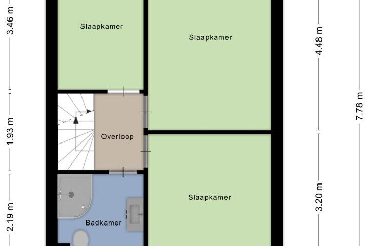 Plattegrond – Bosbes 4, Zeewolde