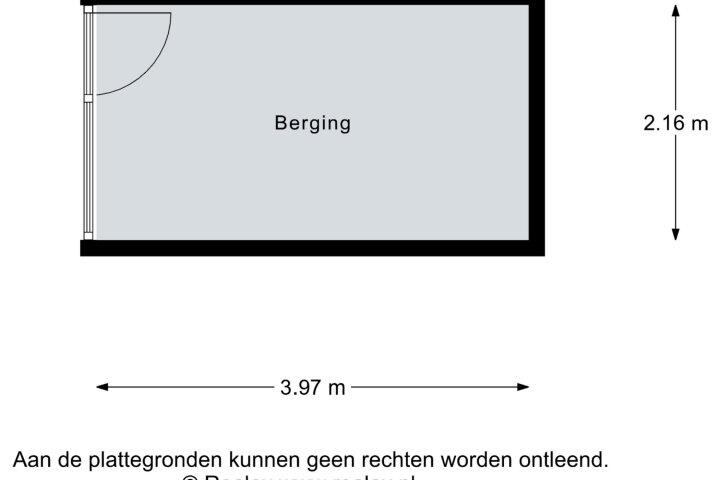 Plattegrond – Bosbesstraat 48, Nijmegen