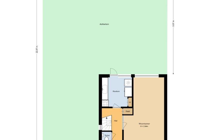 Plattegrond – Bosboomstraat 20, Dongen
