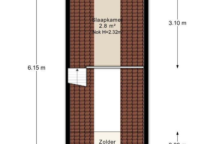 Plattegrond – Bos en Vaartlaan 26, Amstelveen