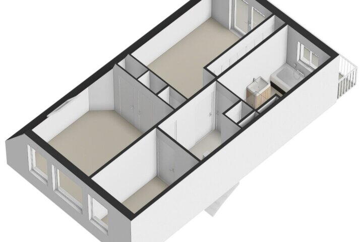 Plattegrond – Bos en Vaartlaan 26, Amstelveen