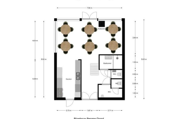Plattegrond – Bosserheide 43 a, Well L