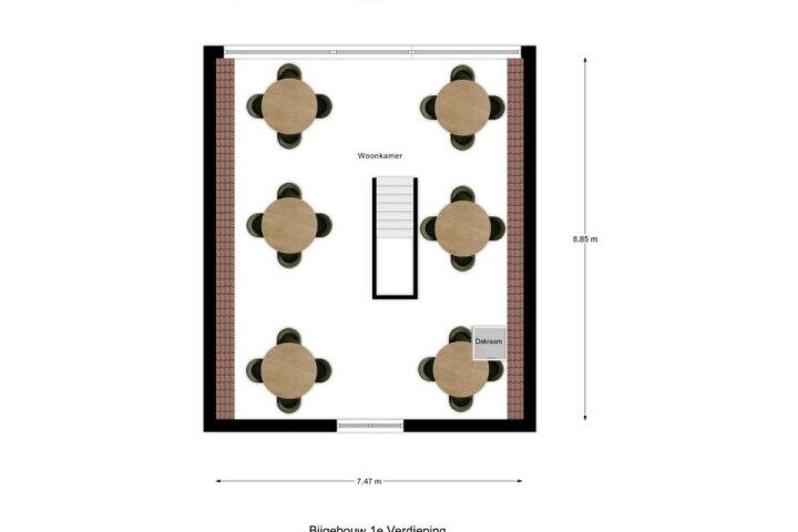 Plattegrond – Bosserheide 43 a, Well L