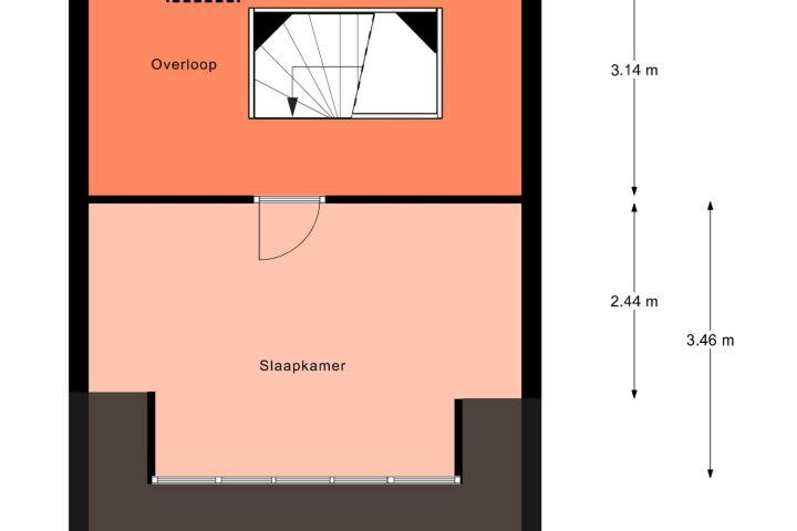 Plattegrond – Bostulp 28, Leek
