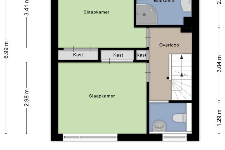 Plattegrond – Bosweg 18, Boskoop