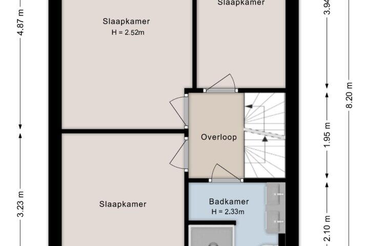 Plattegrond – Boterbloem 61, Hardenberg
