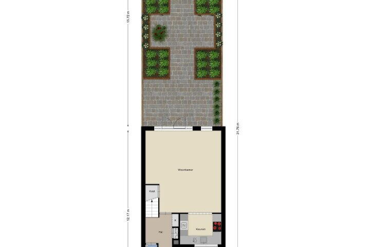 Plattegrond – Botter 32 36, Lelystad