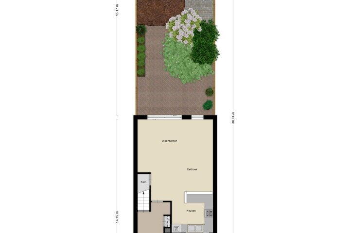 Plattegrond – Botter 33 19, Lelystad