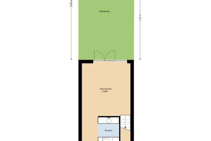 Plattegrond – Botticelliplantsoen 13, Almere