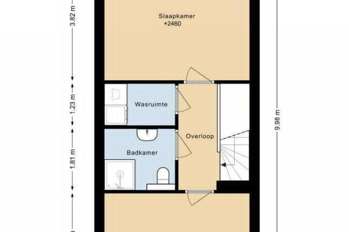 Plattegrond – Botticelliplantsoen 13, Almere