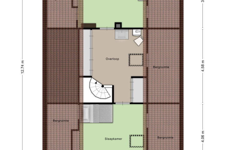Plattegrond – Boudewijndonk 4, Roosendaal