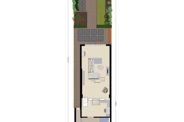 Plattegrond – Boulevard 109, Roosendaal