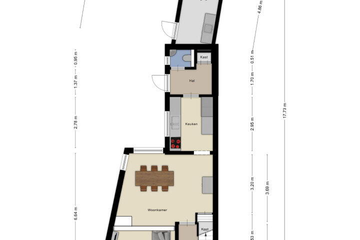 Plattegrond – Boulevard 77, Roosendaal
