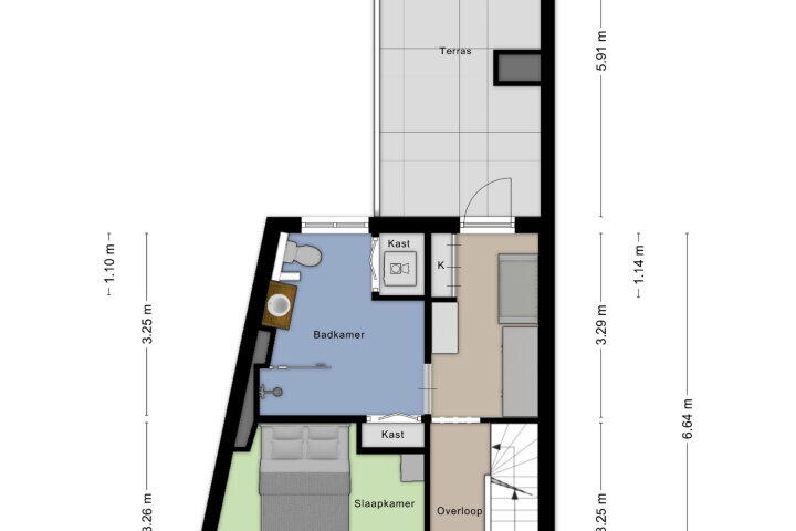 Plattegrond – Boulevard 77, Roosendaal