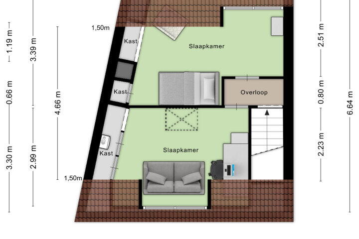 Plattegrond – Boulevard 77, Roosendaal