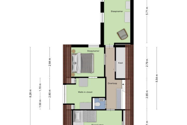 Plattegrond – Boulevard Antverpia 29, Roosendaal