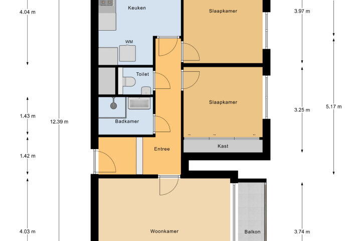 Plattegrond – Boulevard De Ruyter 336, Vlissingen