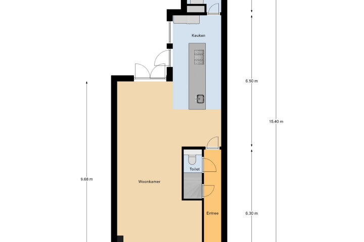 Plattegrond – Bouwen Ewoutstraat 64, Vlissingen