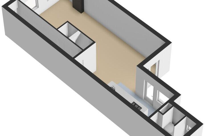 Plattegrond – Bouwen Ewoutstraat 64, Vlissingen