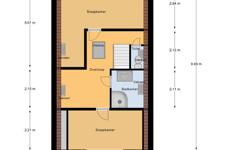 Plattegrond – Bouwen Ewoutstraat 64, Vlissingen