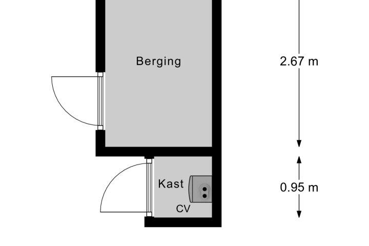 Plattegrond – Bouwen Ewoutstraat 64, Vlissingen