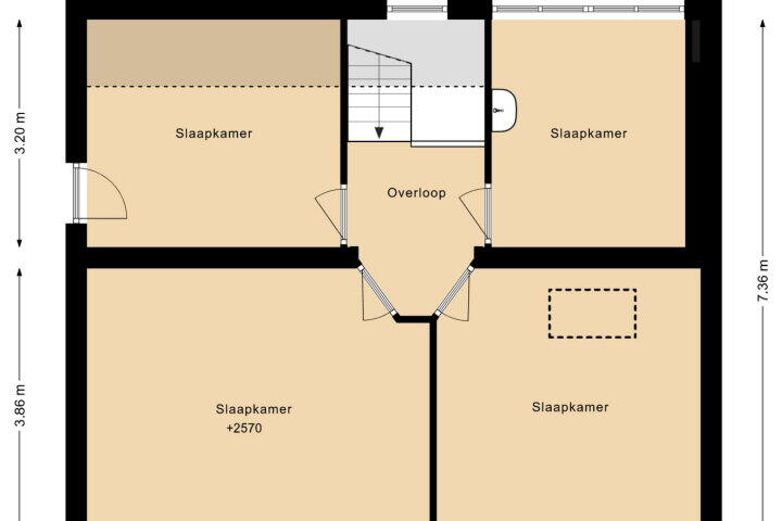 Plattegrond – Bovenderstraat 56, Merkelbeek